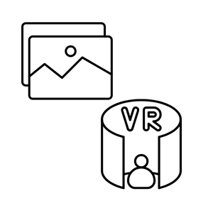 photos + vr tour